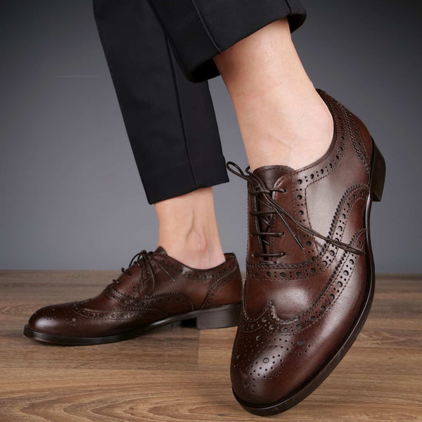 Siena Wingtip Oxford Brogue Brown