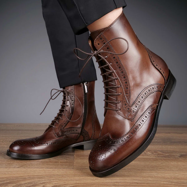 Florence Wingtip Brogue Boot Brown