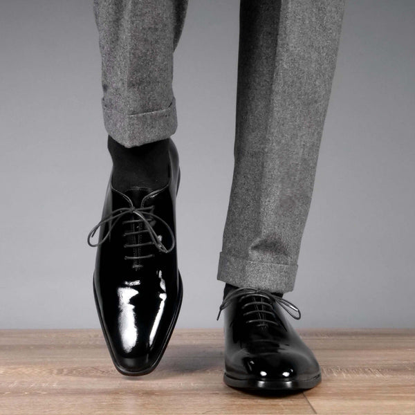 Mayfair Wholecut Patent Leather Black