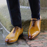 Benson Wholecut Oxford Almond Tan