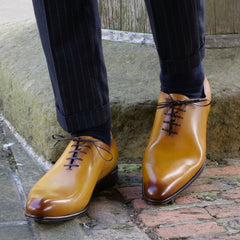 Benson Wholecut Oxford Almond Tan