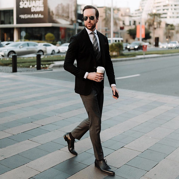 Benson Wholecut Oxford Black