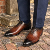 Benson Wholecut Custom Patina Brown