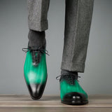 Benson Wholecut Custom Patina Green