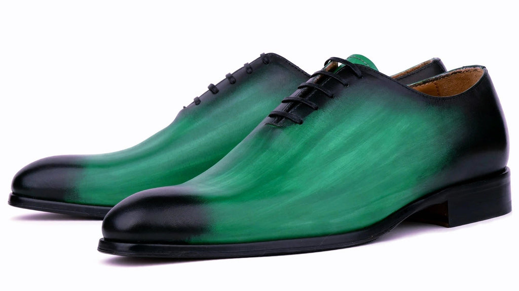 Wholecut Oxford Green Patina | Thomas Bird | tblon.com Wholecut Oxford Green Patina | Thomas Bird | tblon.com