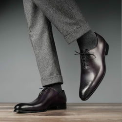 Ellington Wholecut Brogue Aubergine