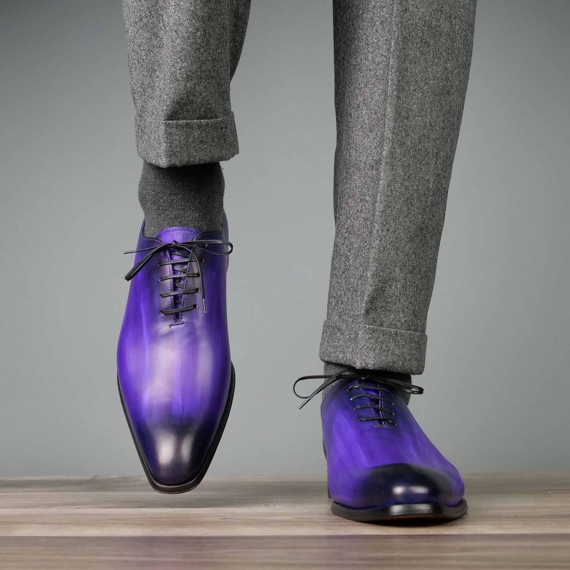 Wholecut Oxford Purple Patina | Thomas Bird | tblon.com Wholecut Oxford Purple Patina | Thomas Bird | tblon.com