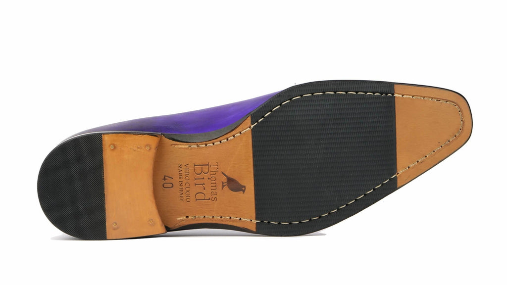 Wholecut Oxford Purple Patina | Thomas Bird | tblon.com Wholecut Oxford Purple Patina | Thomas Bird | tblon.com