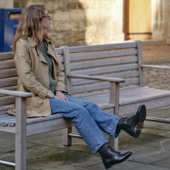 Florence Wingtip Brogue Boot Black