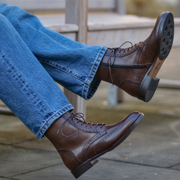Florence Wingtip Brogue Boot Brown