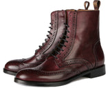 Florence Wingtip Brogue Boot Oxblood