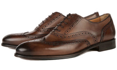 Cambridge Wingtip Oxford Brogue Brown