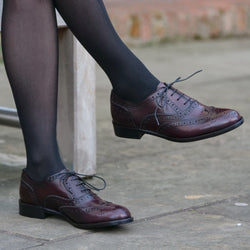Siena Wingtip Oxford Brogue Oxblood