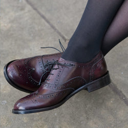 Siena Wingtip Oxford Brogue Oxblood