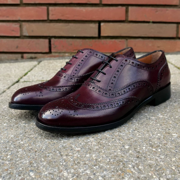 Siena Wingtip Oxford Brogue Oxblood