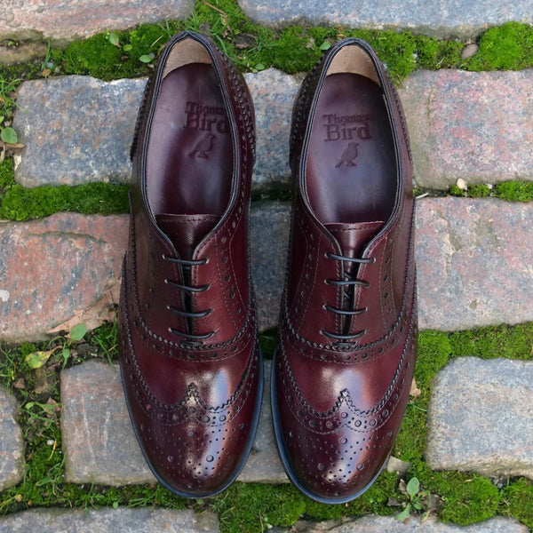 Siena Wingtip Oxford Brogue Oxblood