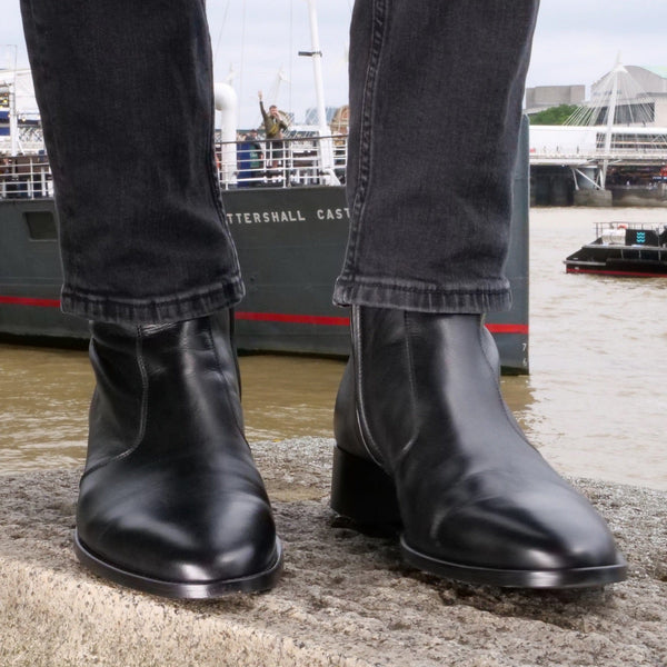 Memphis Zip Boot Black