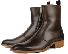 Phoenix Zip Boot Brown