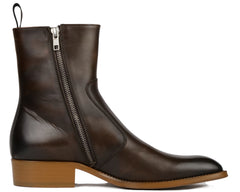 Phoenix Zip Boot Brown