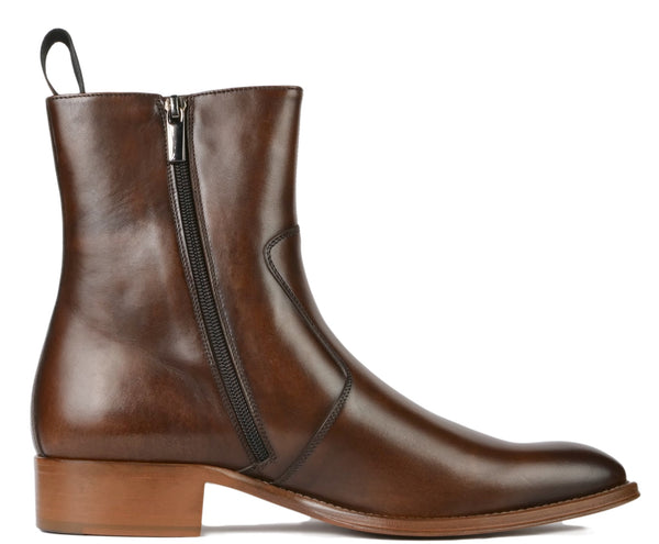 Phoenix Zip Boot Brown