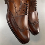 Madison Wingtip Derby Brogue Tan