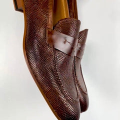 Harrison Loafer Brown Snakeskin