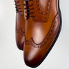 Madison Wingtip Derby Brogue Chestnut