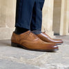 Cambridge Wingtip Oxford Brogue Light Tan