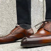 Madison Wingtip Derby Brogue Tan