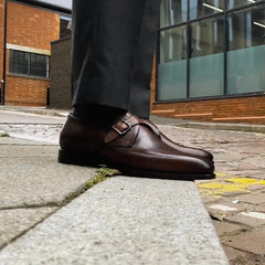 Brooklyn Single Monk Strap Brown