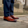 Buckingham Derby Blucher Chestnut