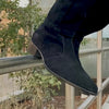 Memphis Zip Boot Black Suede