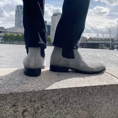 Eastwood Chelsea Boot Grey Suede