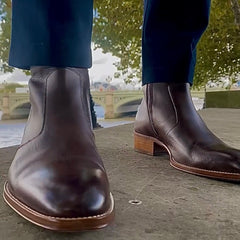 Phoenix Zip Boot Brown