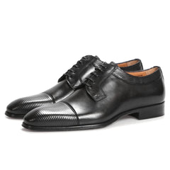Richmond Cap Toe Derby - Black