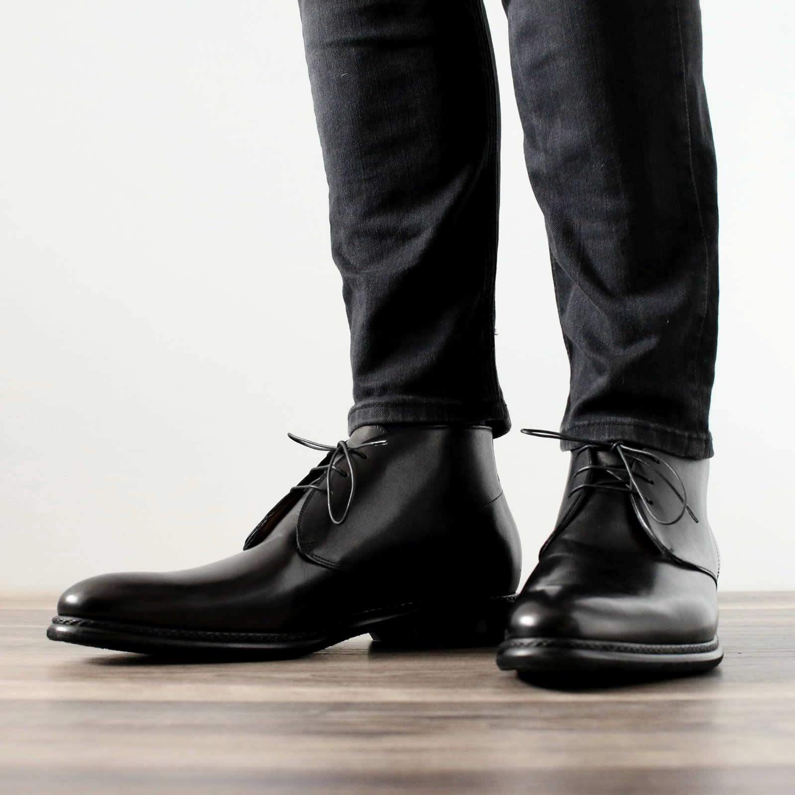 Chukka Boot Black | Thomas Bird | tblon.com Chukka Boot Black | Thomas Bird | tblon.com