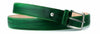 Leather Belt Custom Patina Green