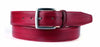 Leather Belt Custom Patina Oxblood