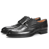 Wingtip Derby Shoes - Black