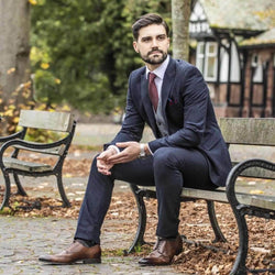 Madison Wingtip Derby Brogue - Brown