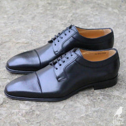 Richmond Cap Toe Derby - Black
