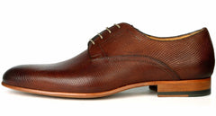 Marlow Snakeskin Derby - Brown