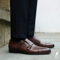 Bourne Monk Strap Brown SB
