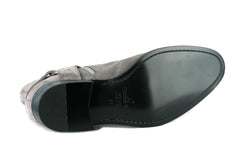 Vincent Harness Zip Boot Grey Suede