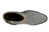 Vincent Harness Zip Boot Grey Suede