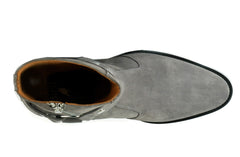 Vincent Harness Zip Boot Grey Suede