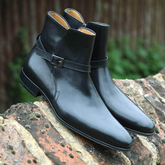 Jackson Jodhpur Zip Boot - Black