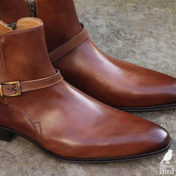 Jackson Jodhpur Zip Boot - Tan