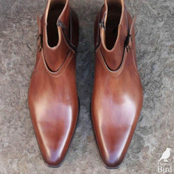 Jackson Jodhpur Zip Boot - Tan