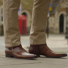Jackson Jodhpur Zip Boot - Tan